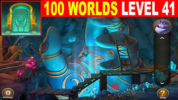 100 Worlds LEVEL 41 Walkthrough - Escape Room Game 100 Worlds Guide