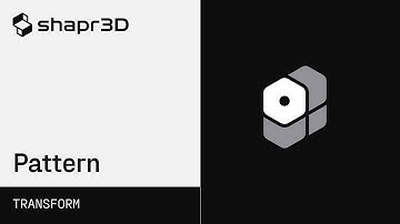 Shapr3D Manual - Pattern | Transform