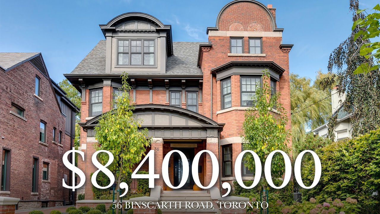 $8,400,000 Exquisitely Restored Rosedale Mansion - 56 Binscarth Road, Toronto