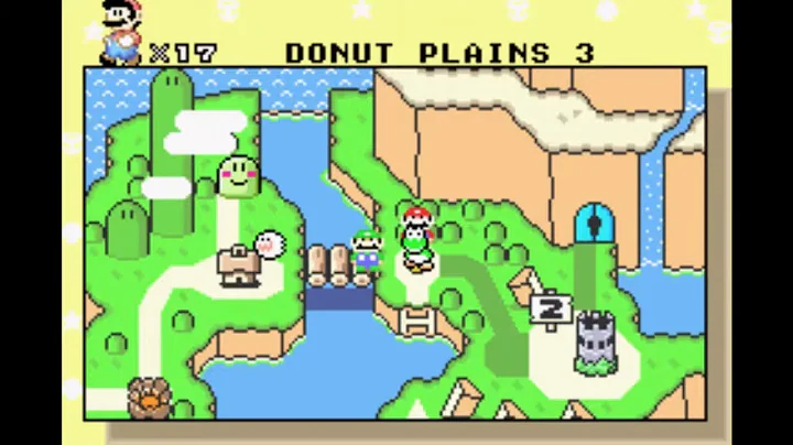 Super Mario World: Super Mario Advanced 2 Walkthrough | Donut Plains 3