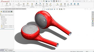 Solidworks Surface tutorial Earphone