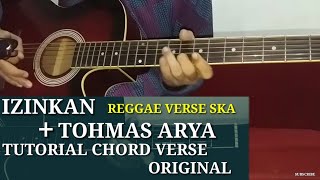 Melody and chords lagu izinkan thomas arya cover verse acoustic