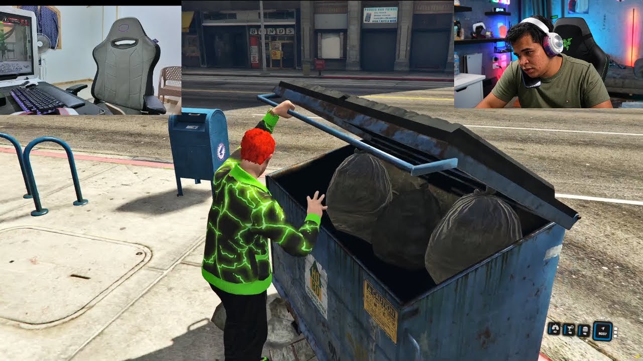 بيلموا زباله المعلمين خرطوم وخرطوشه اشتغلوا في الزباله GTA