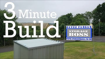 3 Minute -  Flat Pack Container Quick Build - Storageboss.co.uk