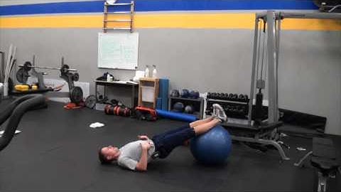 UBC Okanagan HEAT - Swiss Ball Hamstring Curl