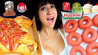 Eating the NEWEST Fast Food For A Day!