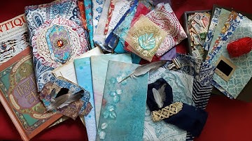 Bohemian Junk Journal Craft With Me Part 1 - Tabs & Cover