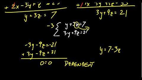 Solving a 3 x 3 Linear System by Elimination