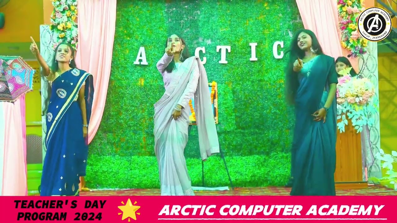 Girls Trio Dance on Teachers' Day 2024 