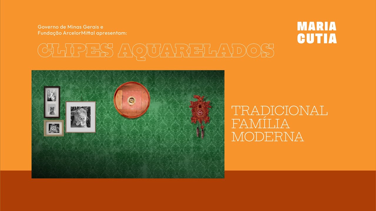 Clipes Aquarelados | Tradicional Família Moderna -  Animações do Grupo Maria Cutia