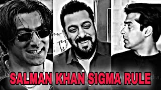 salman khan sigma rules | salman khan sigma rule compilation | salman khan savage | salman khan chad