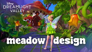 MAD HATTER TEA PARTY & PEACEFUL MEADOW DESIGN  Disney Dreamlight Valley | Live Stream