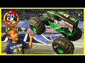 Monster Jam Truck Toys - MEGA Grave Digger RC Truck at the SKATE PARK (with FREESTYLE HIGHLIGHTS!!)