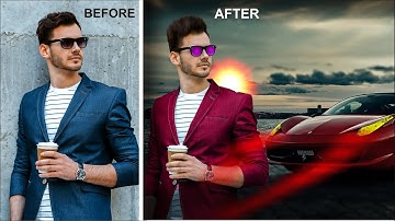 Photoshop Manipulation Tutorial For beginner | make your first manipulation Photo
