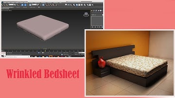 Bedsheet in 3dsmax || Cloth modifier in 3ds max