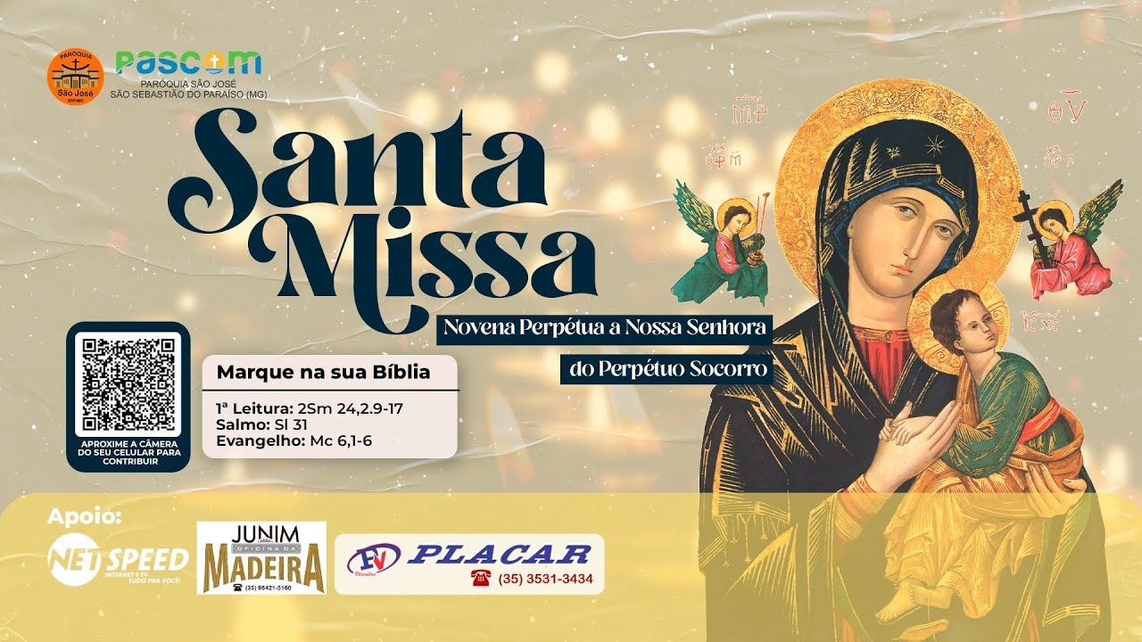 Missa na Paróquia São José de São Sebastião do Paraíso-MG, Diocese de Guaxupe-MG

Curta também nossa página no Facebook:
https://www.facebook.com.br/paroquiasaojose85