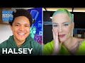 Halsey - Sharing Personal Stories in “I Would Leave Me If I Could” |The Daily Social Distancing Show