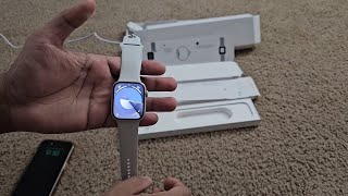 Apple watch series 8 45 MM white GPS + LTE  Unboxing, review, demo