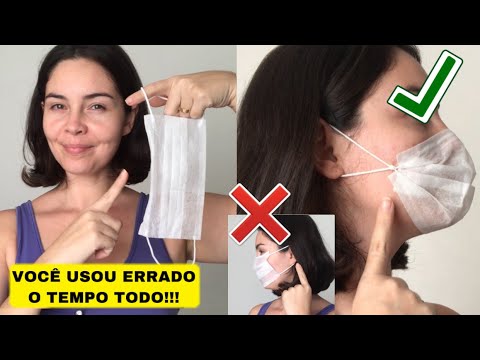 Vídeo: Como Usar Uma Máscara Facial Para Reduzir A Transmissão Do Vírus