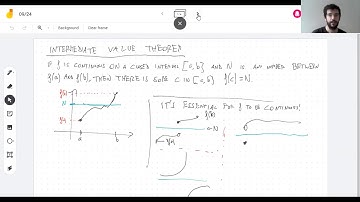 9/24 The intermediate value theorem and limits at infinity