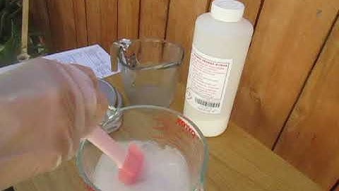 Soap Making 101: How to Make a Lye Solution for Soap Making