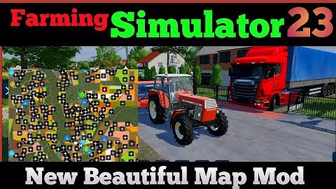 Farming Simulator 23 New Map Mod | Fs 23 New Tractor Mod #farming #fs23 #fs20mods #gaming #fs23mods