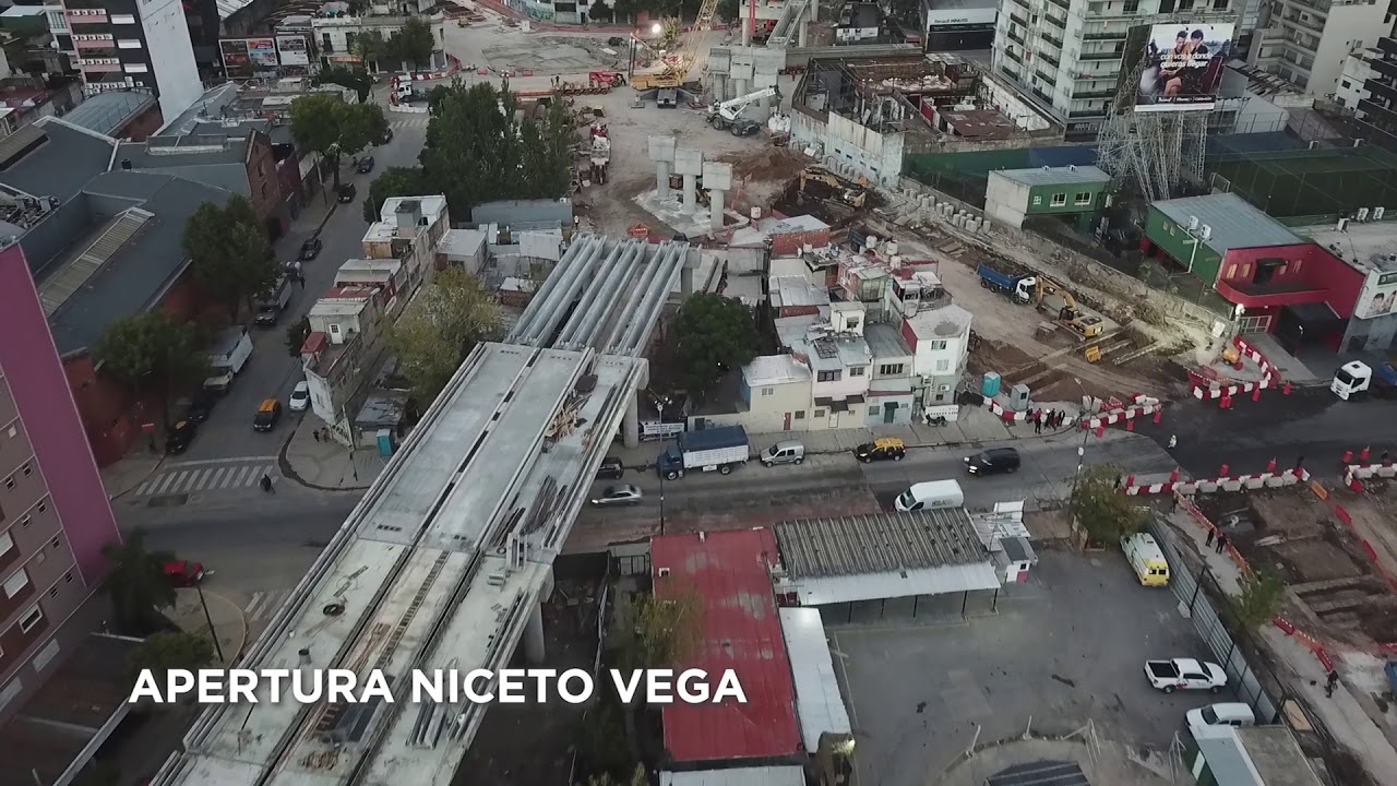 Así quedó Niceto Vega reabierta al tránsito tras el desmontaje del puente  Juan B. Justo