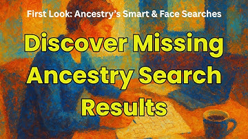 Missing Ancestry Records? Is Smart Search the Answer?