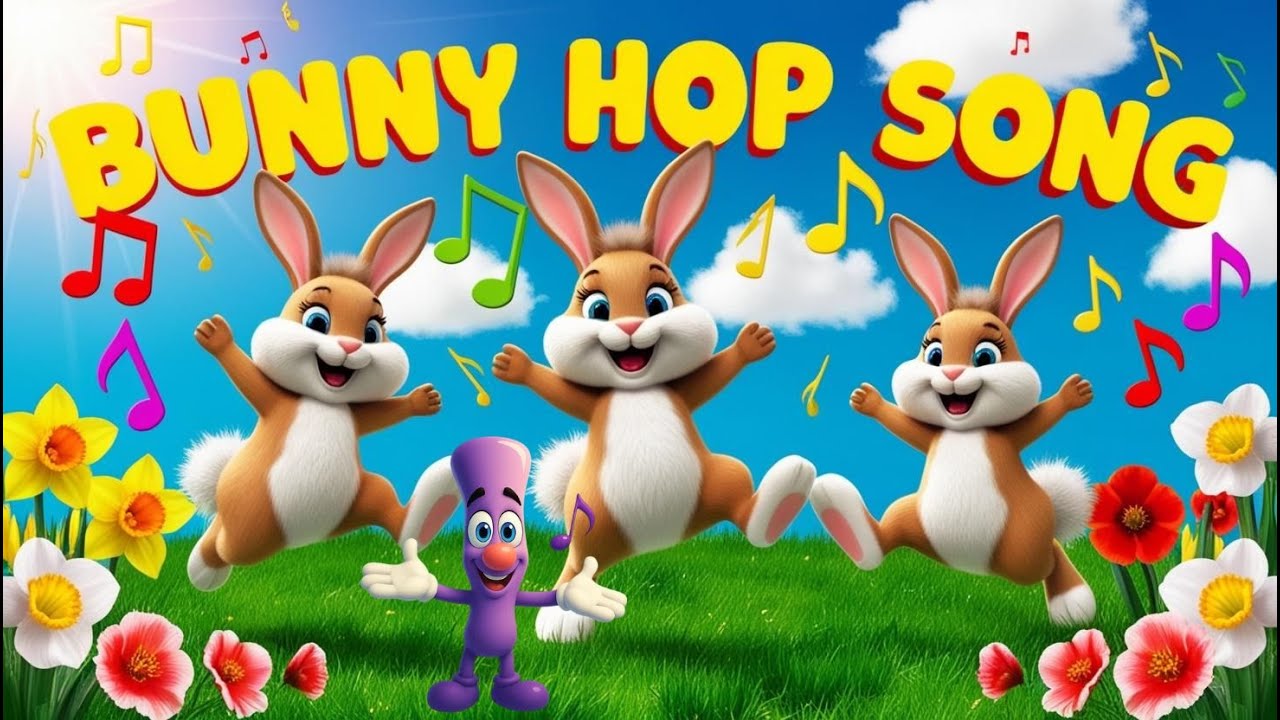 Bunny Hop Song 🐰 Dance, Wiggle & Jump! | Fun Bunny Dance for Kids ...
