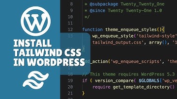 How to install and use the Tailwind css in Wordpress?