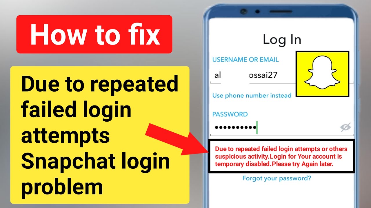 Fix Due To Repeated Failed Login Attempts Or Others Suspicious Activity 