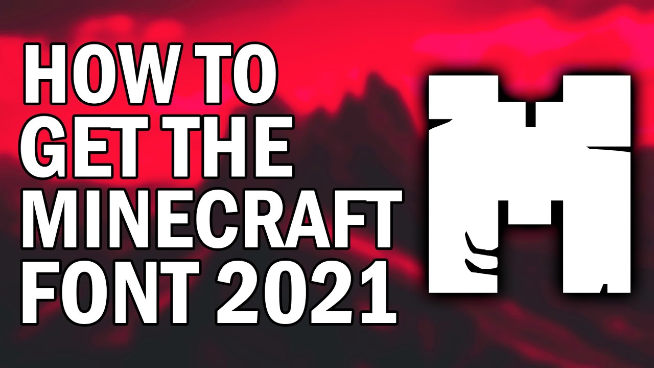 How to download the Minecraft Font! - Minecraft Font for Windows