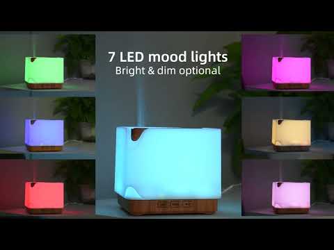 ASAKUKI Upgraded 700ml Essential Oil Diffuser