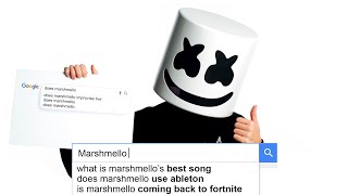 Video thumbnail of "Marshmello Answers the Web's Most Searched Questions | WIRED"