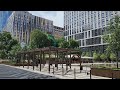 Москва. Зона отдыха с фонтаном. ЖК Царская Площадь. Июнь 2024 #Russia #Mosсow
