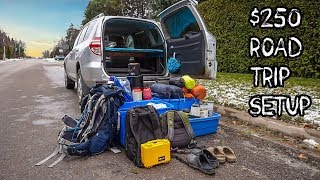 Super Cheap Road Trip Setup! | Budget Travel