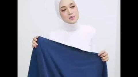 Clara Matte Satin Long Shawl Tutorial 02