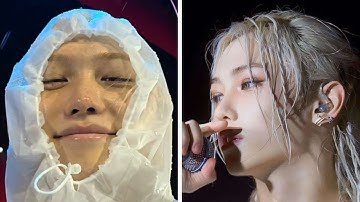 Felix was soaked on stage, but remained calm—his dedication was captivating!