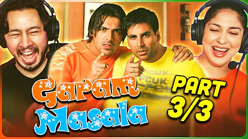 GARAM MASALA Movie Reaction Part (3/3)! | Akshay Kumar | John Abraham | Paresh Rawal | Rimi Sen