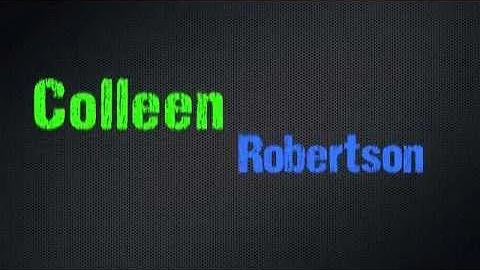 Colleen Robertson is our POW! (Week of May 6th, 20...