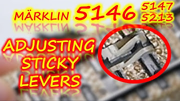 Adjusting Märklin remote control tracks (5146/5147/5213) - Little helpers
