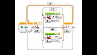 LEGO MINDSTORMS EV3 Кривое движение по линии LEGO MINDSTORMS EV3 Кривое движение по линии