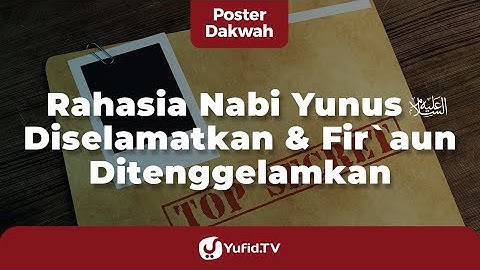 Rahasia Nabi Yunus Selamat dan Fir