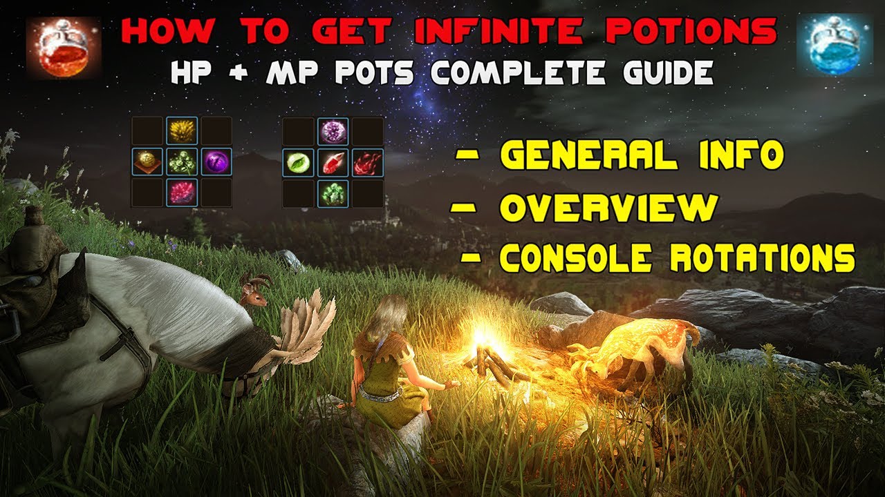 black desert online ไม่มีสิทธิ์  New  HOW TO GET INFINITE HP \u0026 MP POTIONS | COMPLETE CONSOLE GUIDE | BLACK DESERT ONLINE