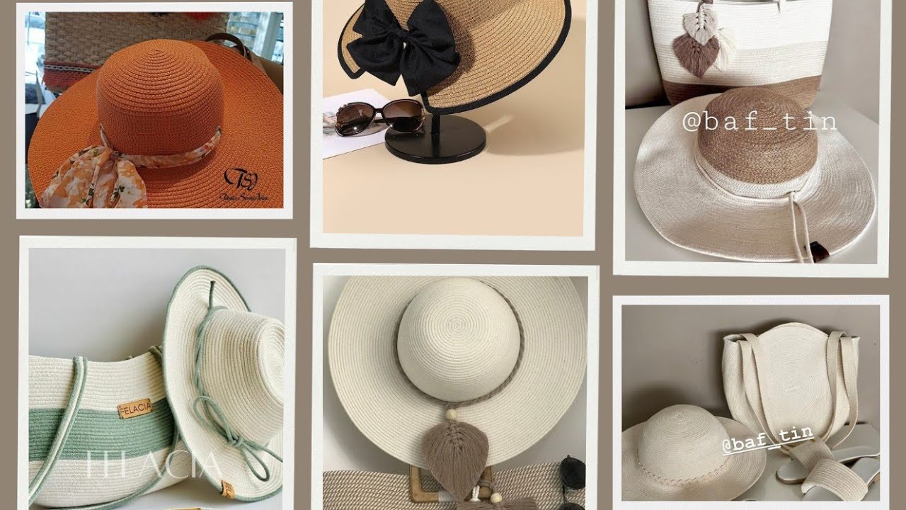 موديلات قبعات صيفية للبنات و نساء🎀 les chapeauxمناسبة لفصل الصيف😎 🔥2024🔥#اكسبلور #2024 #ترند #gift