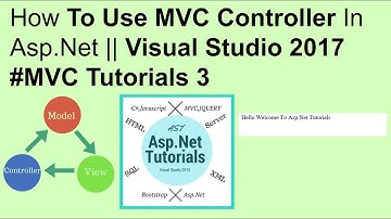 How to use mvc controller in asp.net || visual studio 2017 #MVC tutorials 3