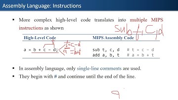 6.2 Computer Architecture Chapter 6 - Assembly Language