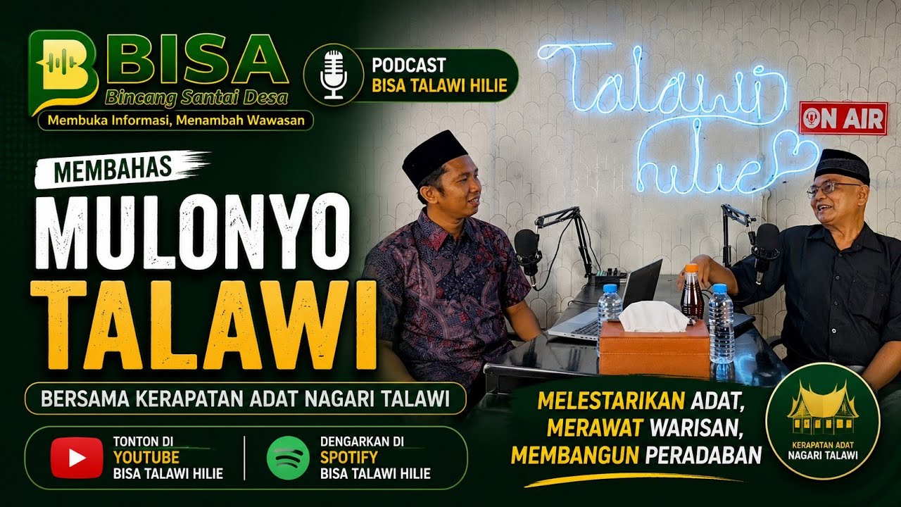 Bincang Santai bersama KAN Talawi, Mulonyo Talawi - Part 1