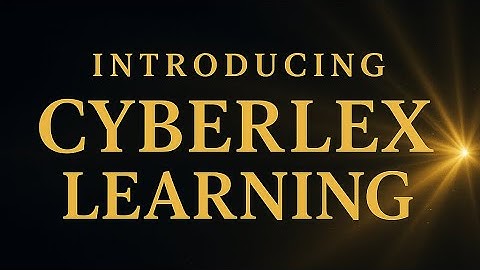 Welcome to CyberLex Learning 💛