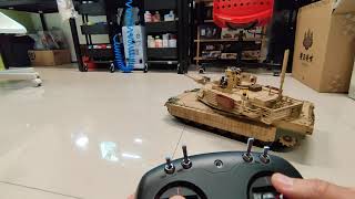 Tamiya full option M1A2 functions demo.